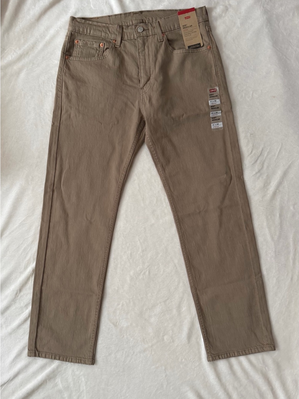 Levi's Men's Tan Straight Chino Pants